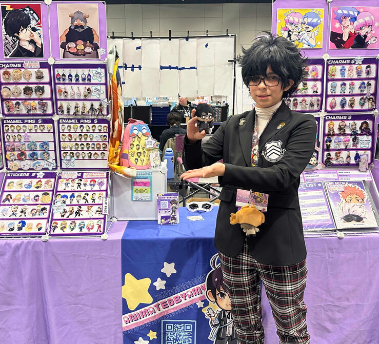 Me and my booth aw
